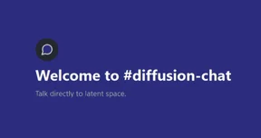 Diffusion Chat interface screenshot